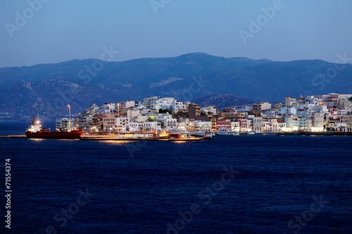 Agios Nikolaos City at Night, Crete, Greece © Rostislav Ageev