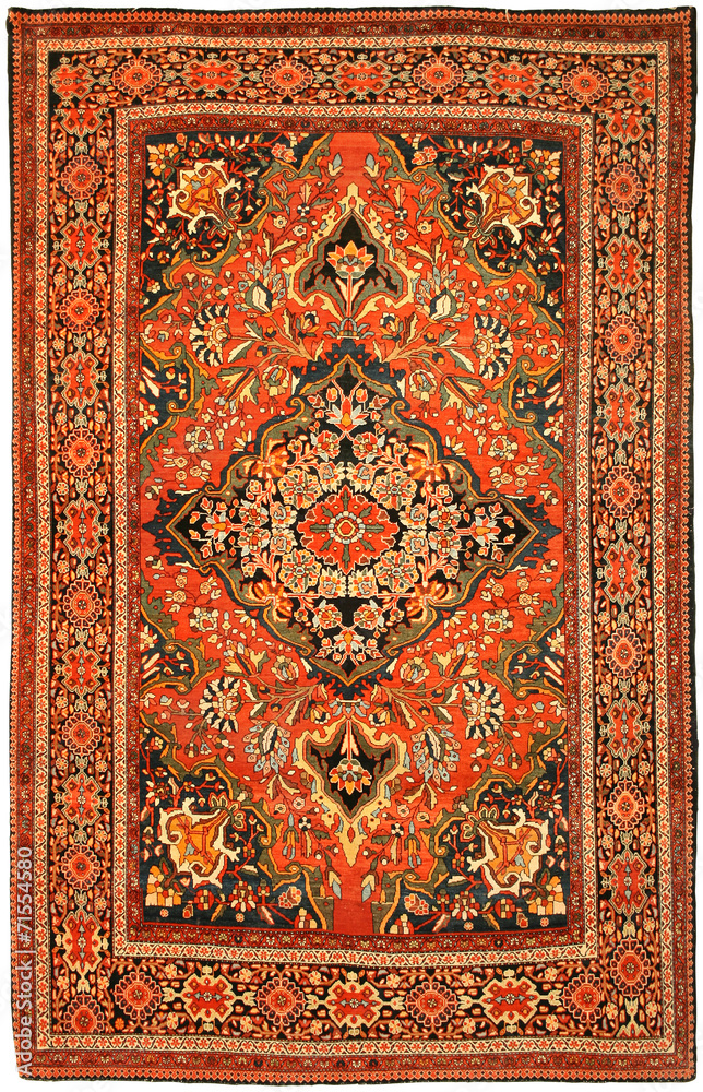 Antique Red Persian Carpet Antique Red Persian Carpet
