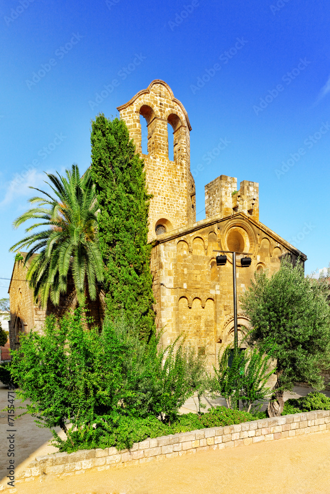 Fototapeta premium Beautiful historical landscape of the urban view Barcelona, Cata