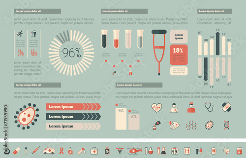 Medical Infographic Template.