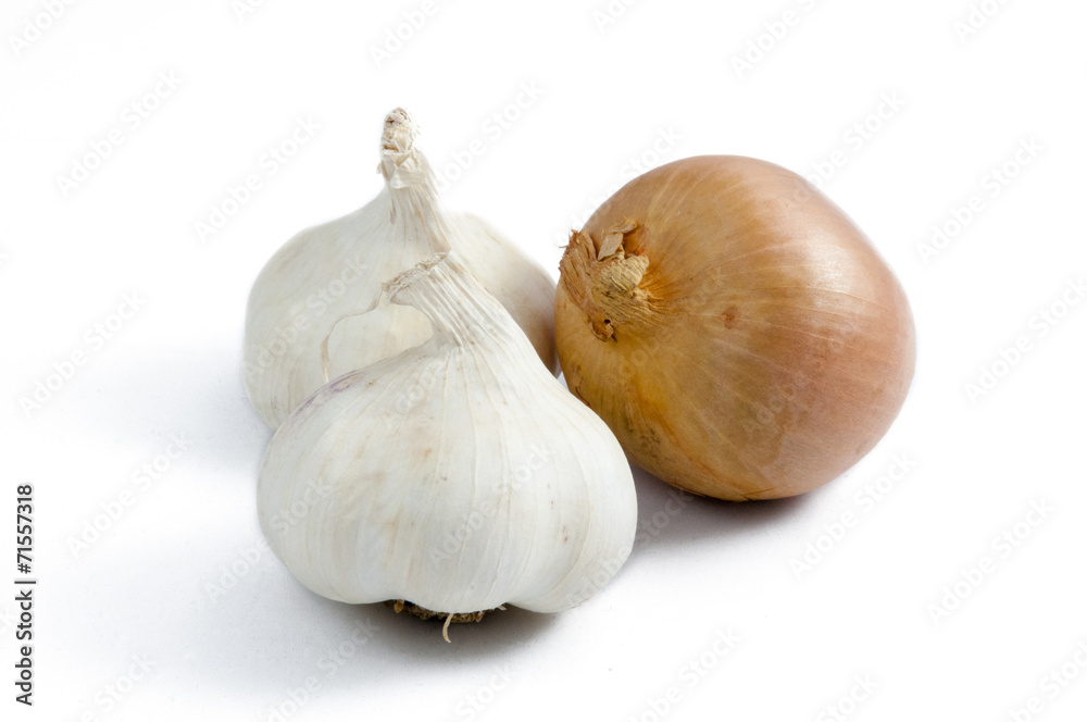 Fototapeta premium ail et oignons