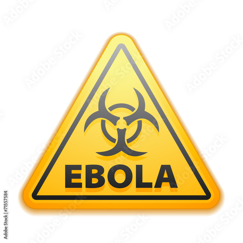 Ebola hazard sign