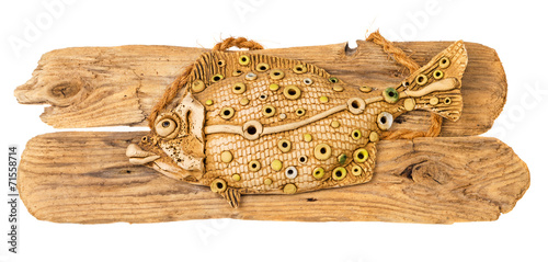 Clay fish photo