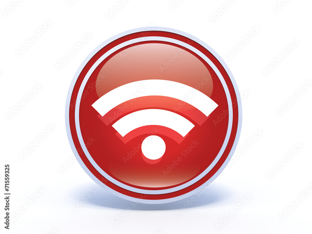 signal circular icon on white background signal circular icon on white background