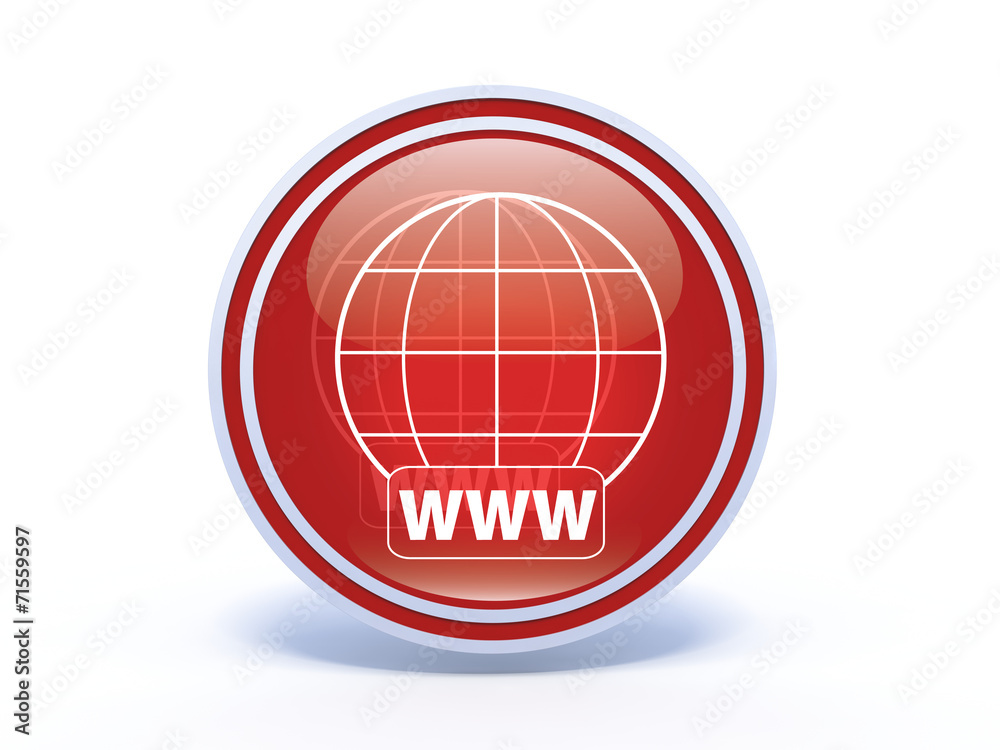 www circular icon on white background www circular icon on white background