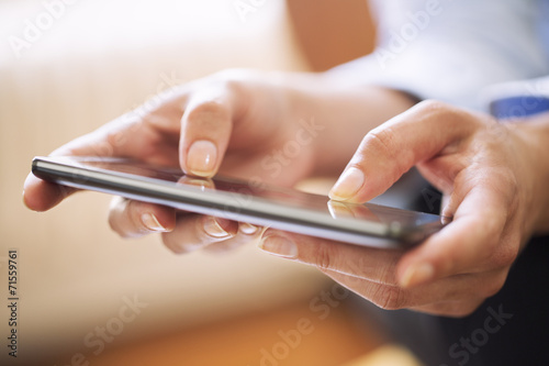 Woman using mobile phone,sms,email,message