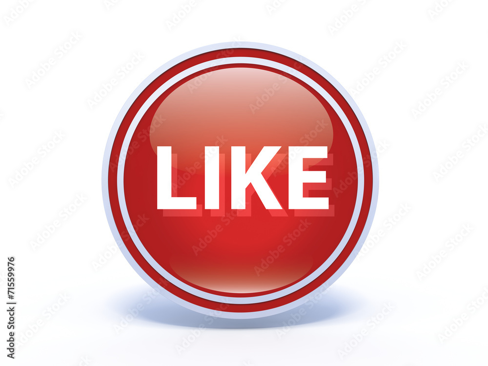 like circular icon on white background like circular icon on white background