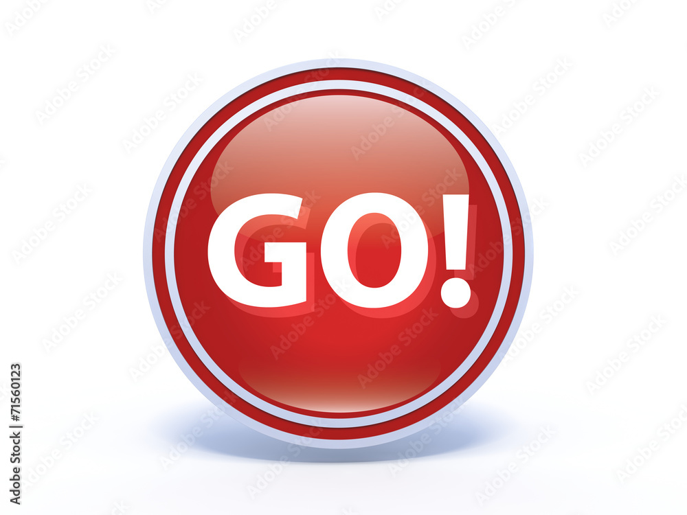 go circular icon on white background go circular icon on white background
