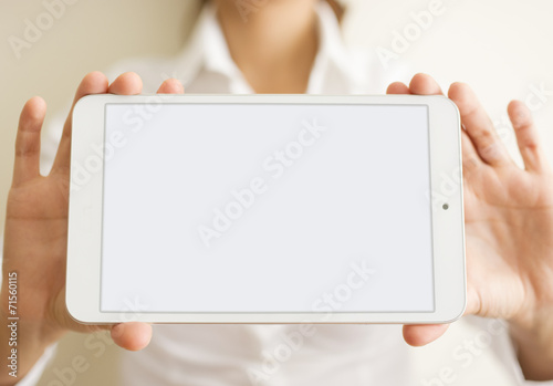 Blank White Tablet