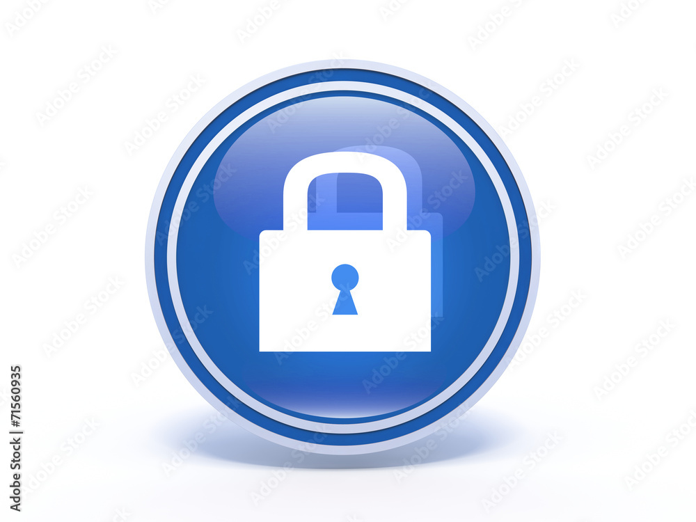 protect circular icon on white background protect circular icon on white background