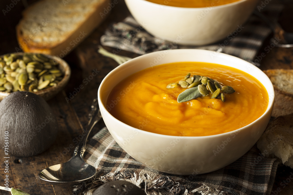 Homemade Autumn Butternut Squash Soup Homemade Autumn Butternut Squash Soup