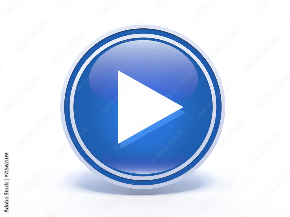play circular icon on white background play circular icon on white background