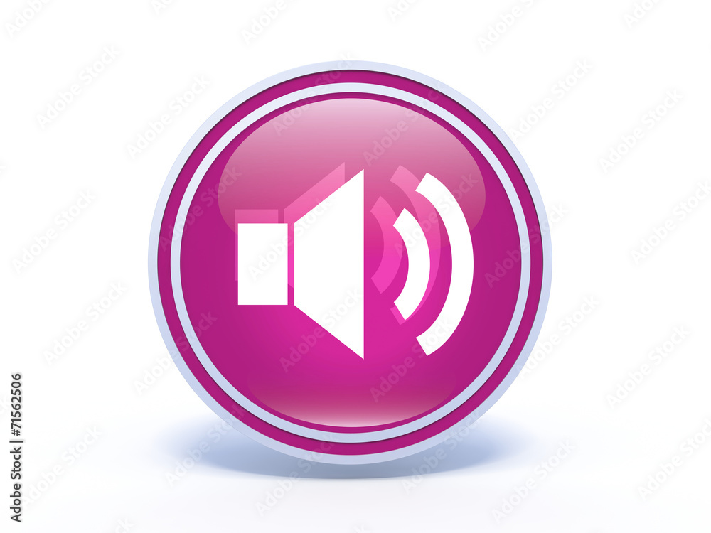 volume circular icon on white background volume circular icon on white background