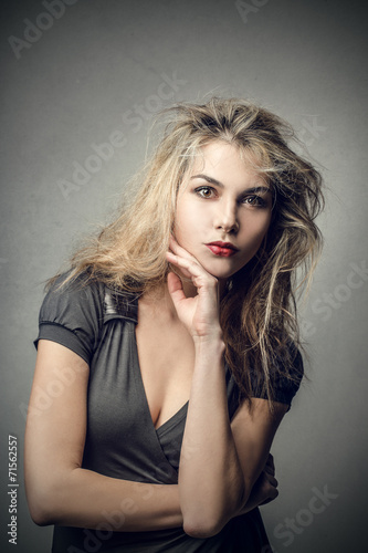 Beautiful girl posing for a picture