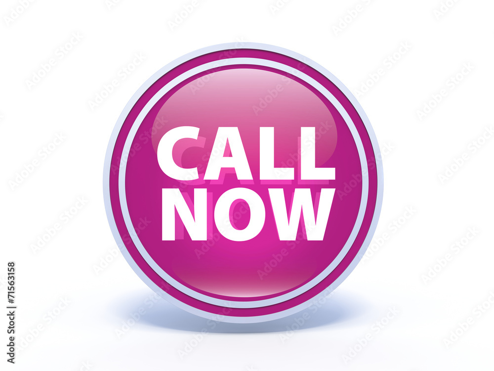 call now circular icon on white background call now circular icon on white background