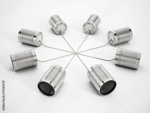 Tin can phone network