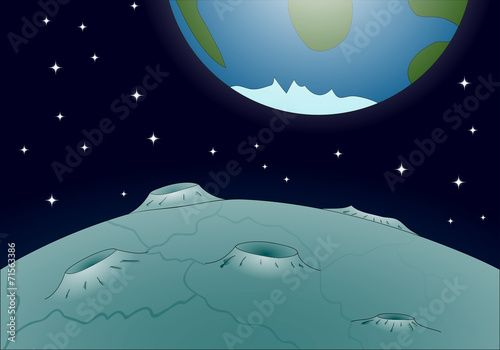 Lunar landscape