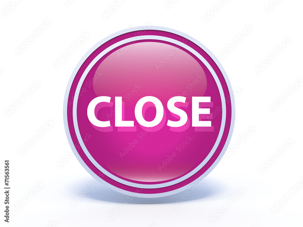 close circular icon on white background close circular icon on white background