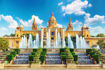 Wandcirkels Barcelona Nationaal Museum Plaça d'Espanya  © BRIAN_KINNEY