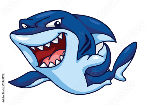 Shark Funny Cartoon