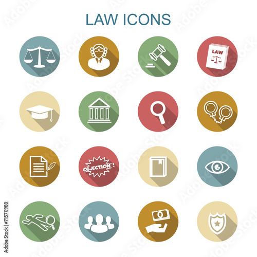 law long shadow icons