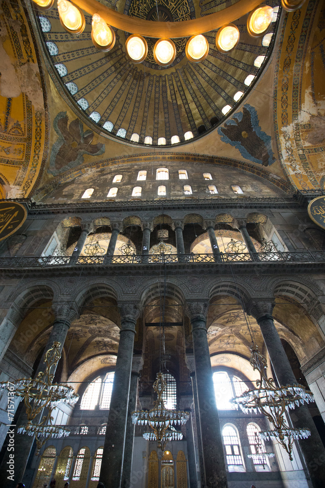 Obraz premium Blue Mosque interior