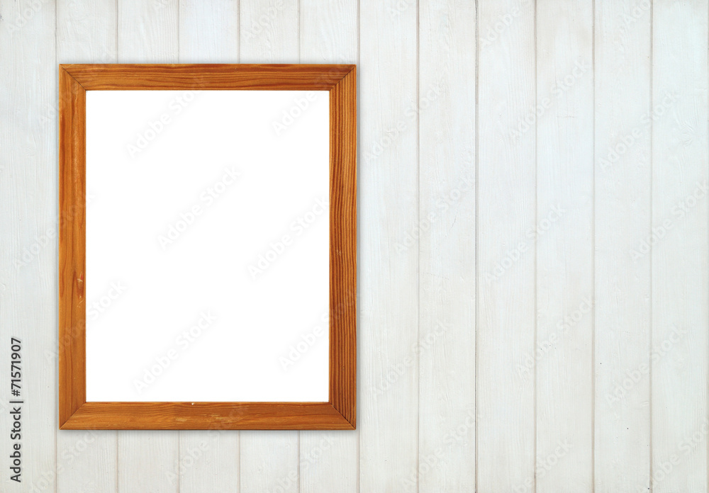 blank wood frame on wood wall blank wood frame on wood wall