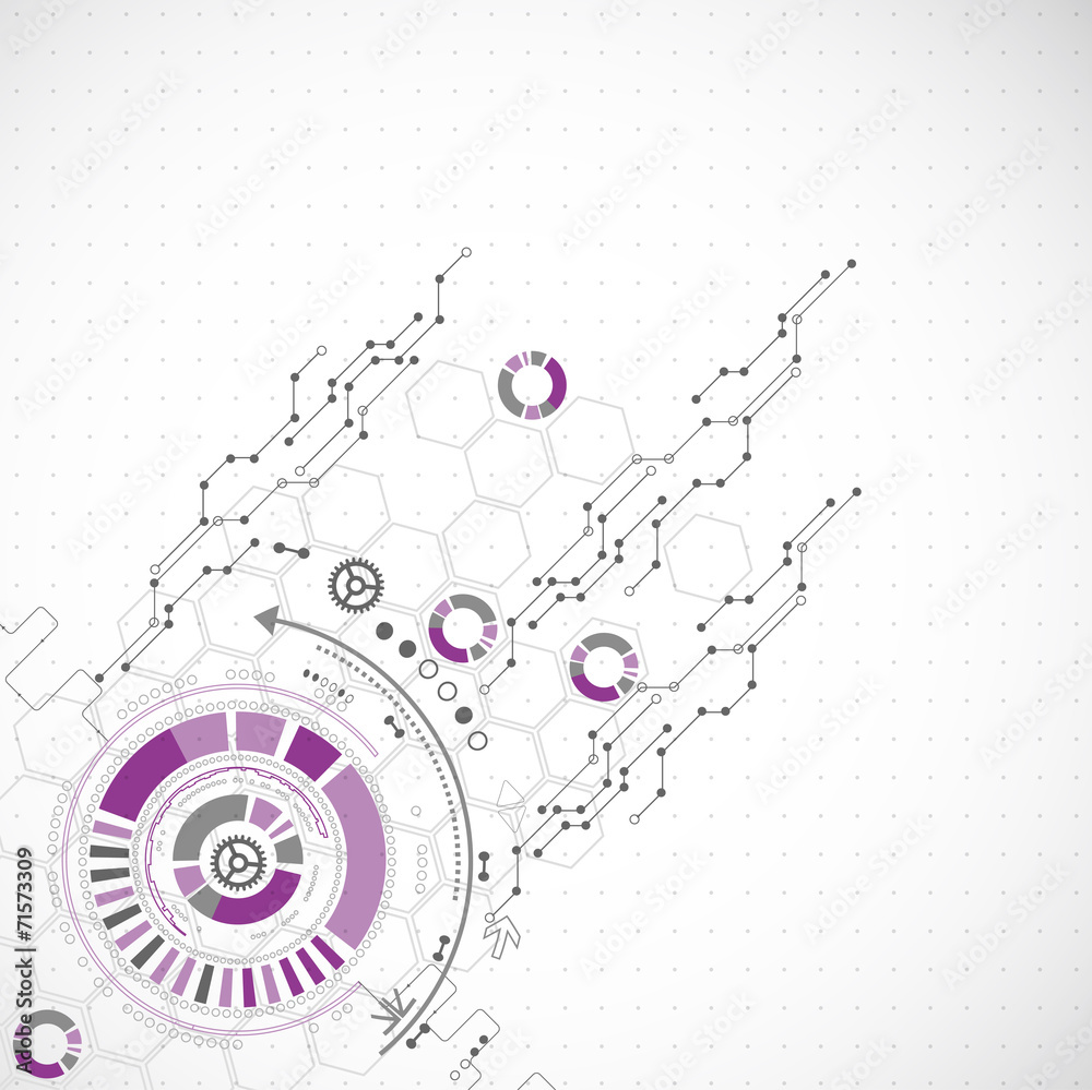 Fototapeta premium New technology business background