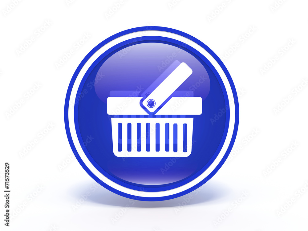 shopping cart circular icon on white background shopping cart circular icon on white background