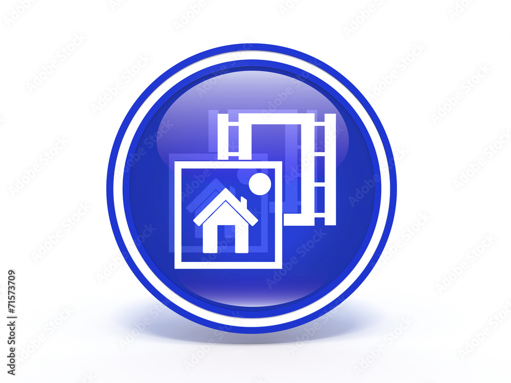 media circular icon on white background media circular icon on white background
