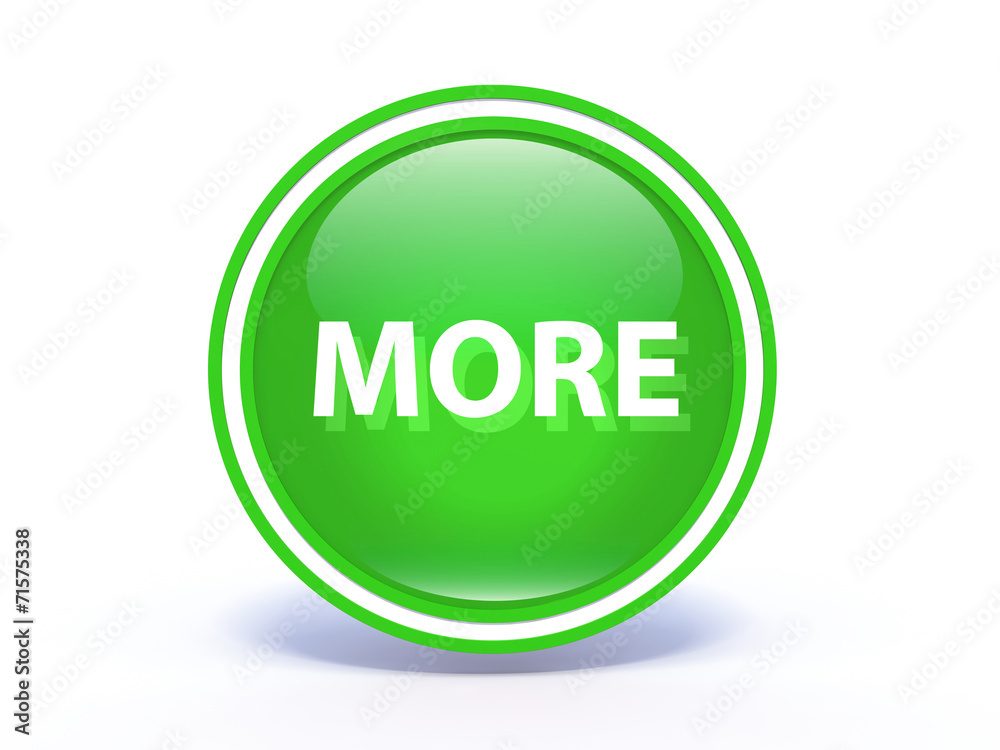 More circular icon on white background More circular icon on white background