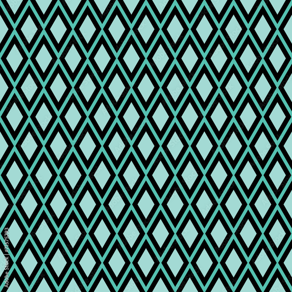 Seamless diamond pattern vector