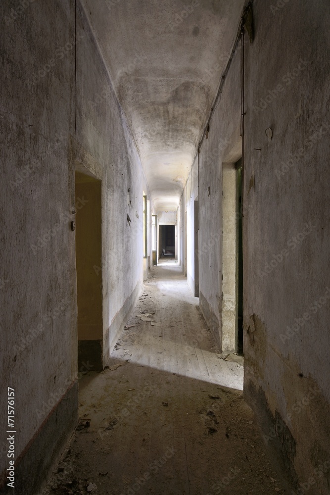 abandoned corridor
