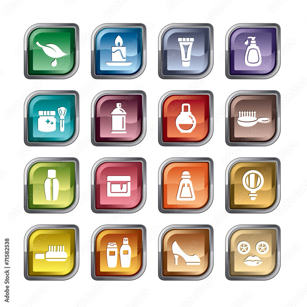 Beauty and Cosmetic Icons Beauty and Cosmetic Icons
