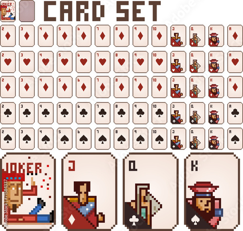 Pixel Art Card Set