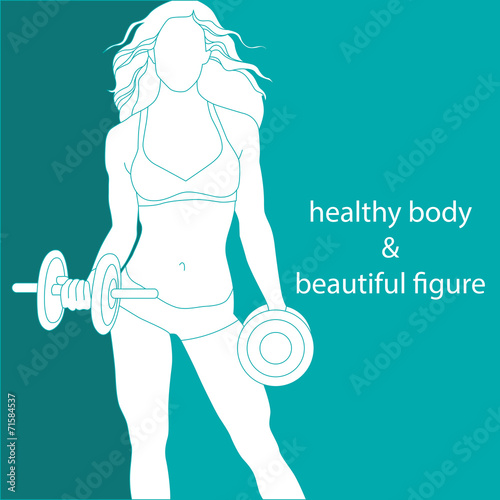 healthy body and beautiful figure