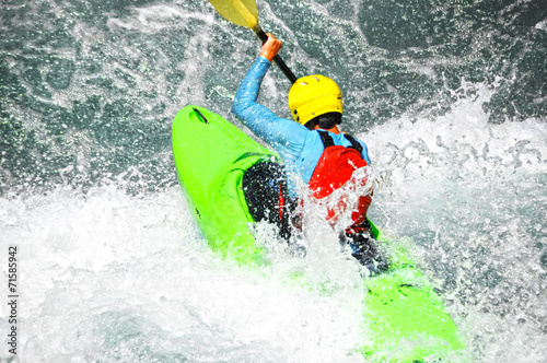 Kayaking as extreme and fun sport © mur162