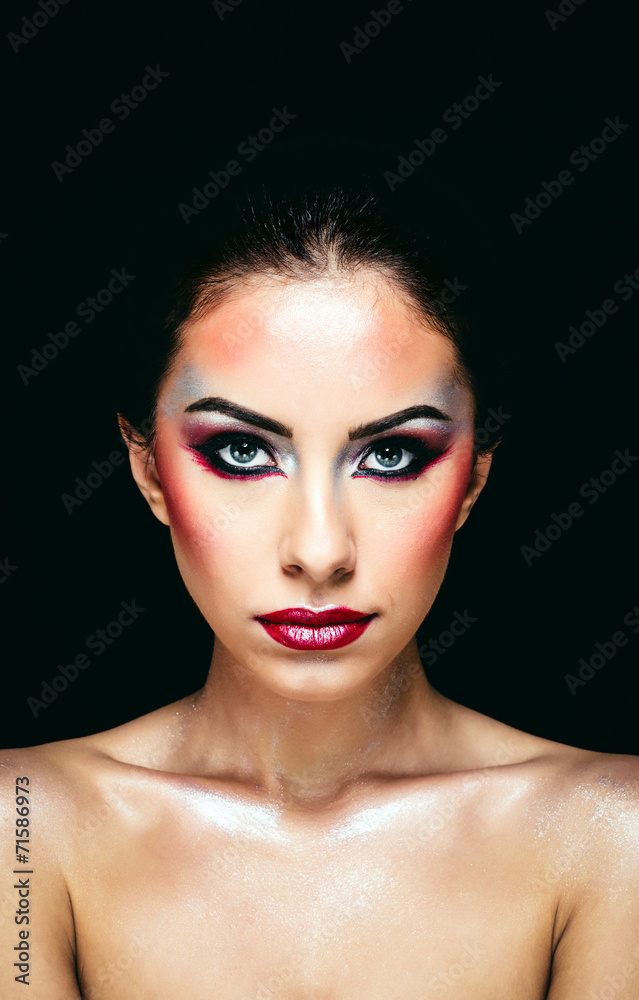 Portrait of attractive young woman Portrait of attractive young woman