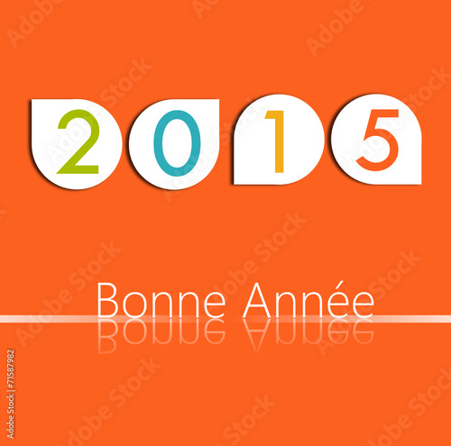 Carte Bonne Année Vintage 2015