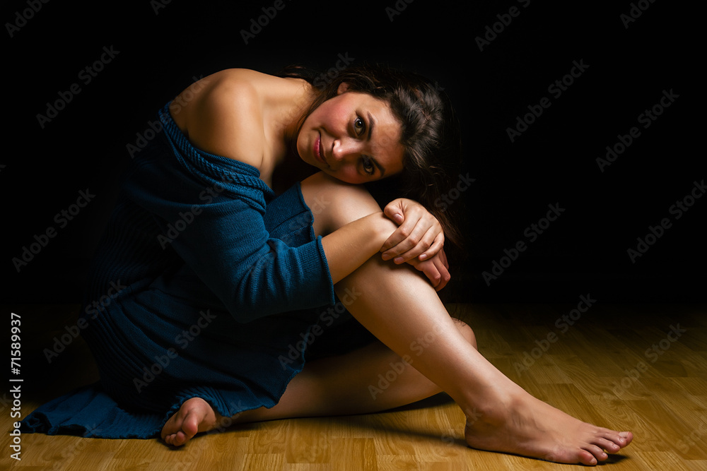 woman on the floor woman on the floor