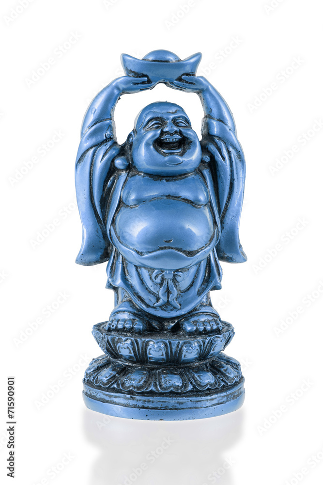 Small happy Buddha standing