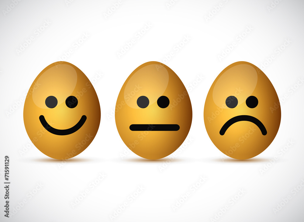 set of egg faces illustration design set of egg faces illustration design