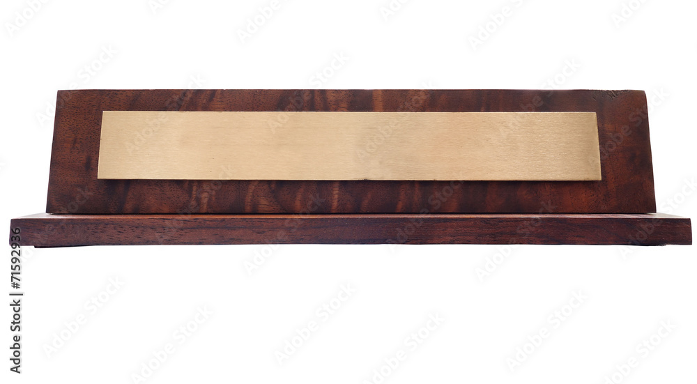 Name plate Name plate
