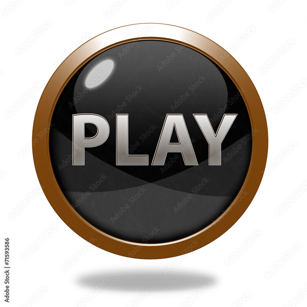 play circular icon on white background play circular icon on white background