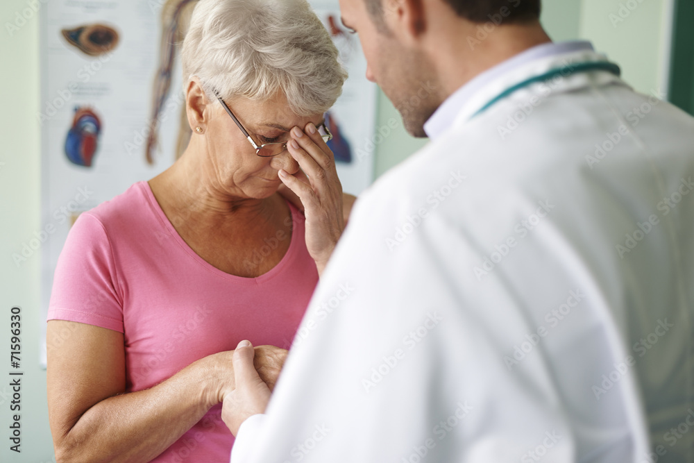 Fototapeta premium Jestem totalnie zdruzgotany tą wiadomością