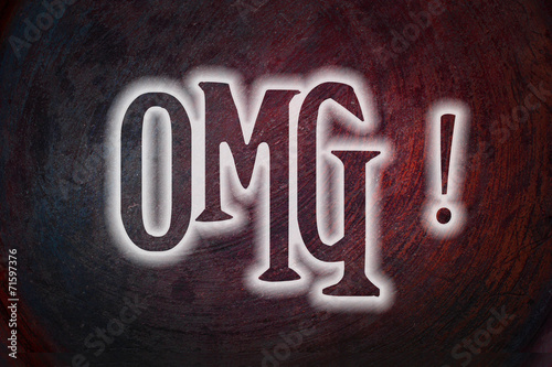 Bilde på lerret Oh My God Concept