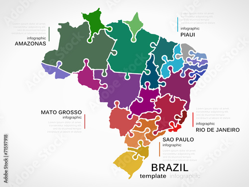 Map of Brazil