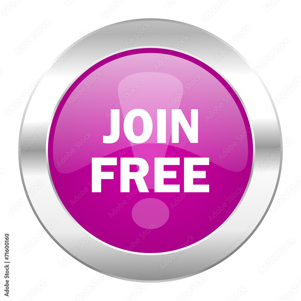 join free violet circle chrome web icon isolated join free violet circle chrome web icon isolated