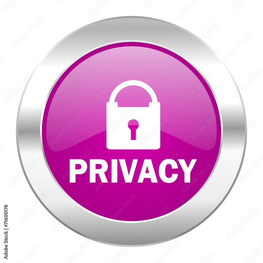 privacy violet circle chrome web icon isolated privacy violet circle chrome web icon isolated
