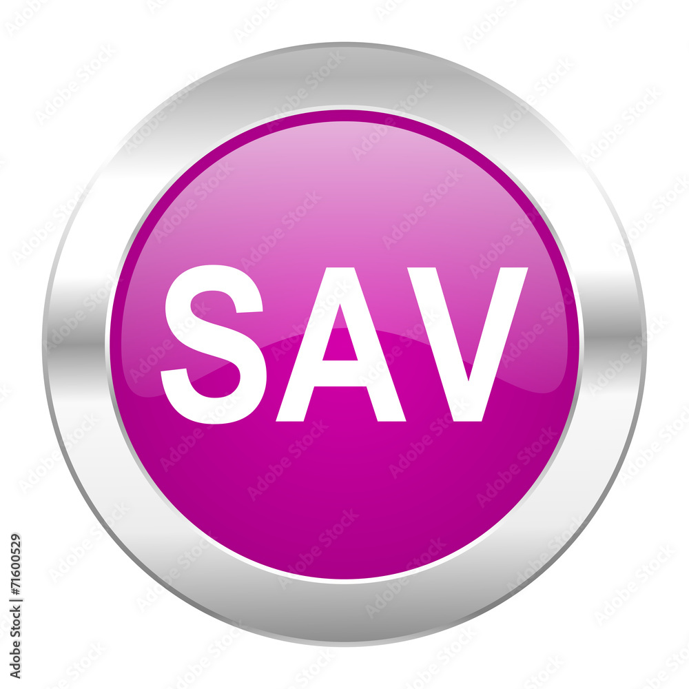 sav violet circle chrome web icon isolated